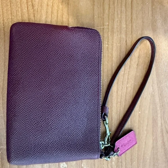 Coach Pink and Purple Wristlet - Picture 2 of 2